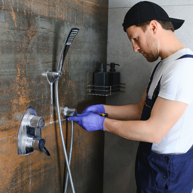 Renovierung der Dusche